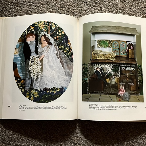 The Most Wonderful Dollhouse BOOK 1979 Millie Hines Hardcover Dust Jacket Teddy - Picture 14 of 16